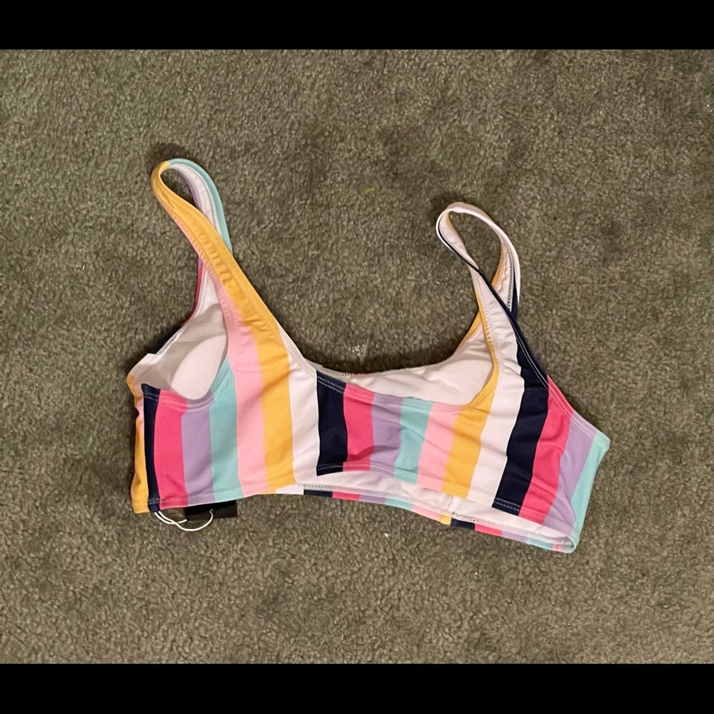 Multicolored Striped Bikini - Picture 3 of 5